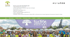 Desktop Screenshot of ecoyogafestival.com